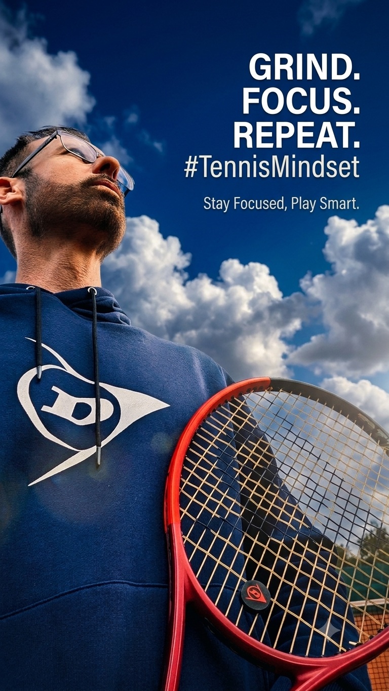 Ernst beim Tennis